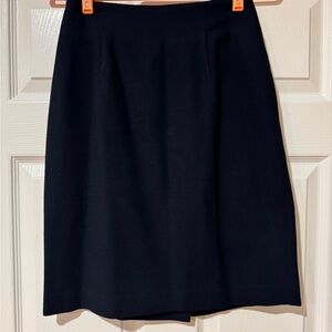 Classic Navy Pencil Skirt